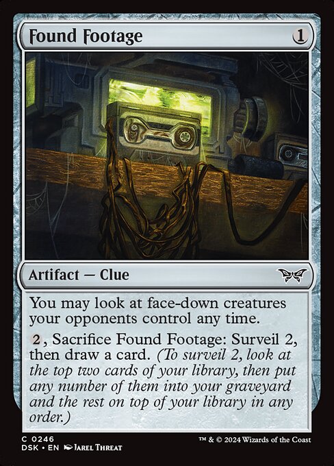 Found Footage Duskmourn: House of Horror Magic: The Gathering card image