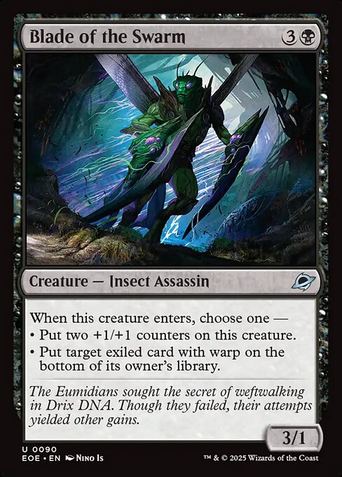 Blade of the Swarm Edge of Eternities Magic: The Gathering card image
