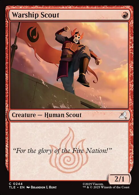 Warship Scout - Avatar: The Last Airbender Eternal #244 Magic: The Gathering card image