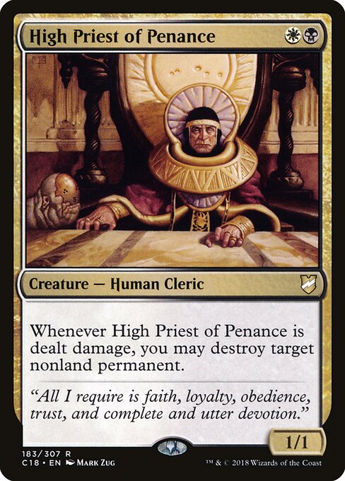 High Priest of Penance Commander 2018 Magic: The Gathering card image