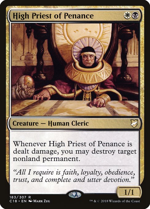 High Priest of Penance - Commander 2018 #183 Magic: The Gathering card image