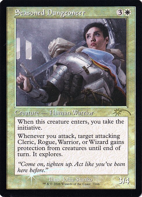 Seasoned Dungeoneer Secret Lair Drop Magic: The Gathering card image