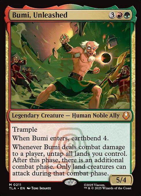 Bumi, Unleashed - Avatar: The Last Airbender #211 Magic: The Gathering card image