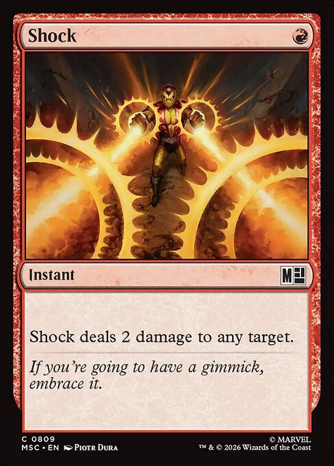 Shock - Marvel Super Heroes Commander #809 (Foil)