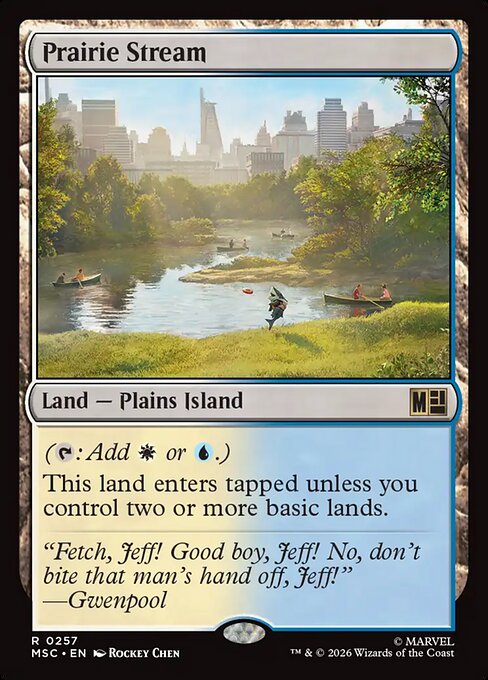 Prairie Stream Marvel Super Heroes Commander Magic: The Gathering card image