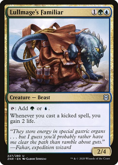 Lullmage's Familiar - Zendikar Rising #227 Magic: The Gathering card image