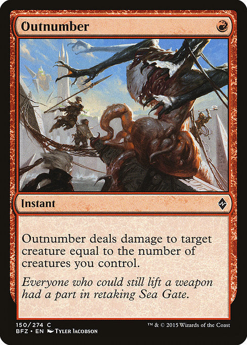 Outnumber - Battle for Zendikar #150
