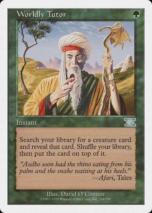 Worldly Tutor - Classic Sixth Edition #269