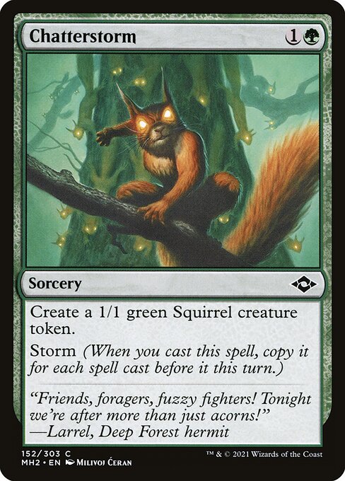 Chatterstorm - Modern Horizons 2 #152 Magic: The Gathering card image