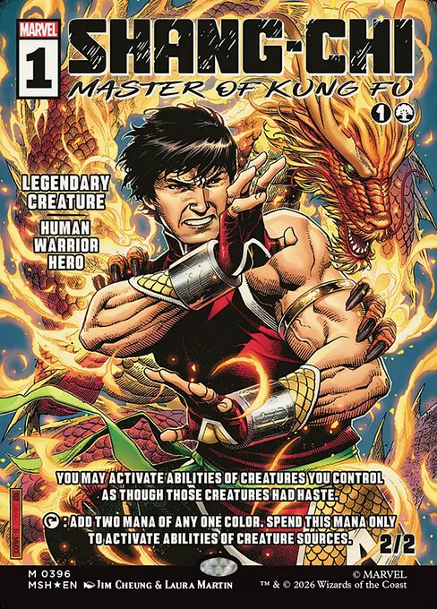 Shang-Chi, Master of Kung Fu Marvel Super Heroes Magic: The Gathering card image