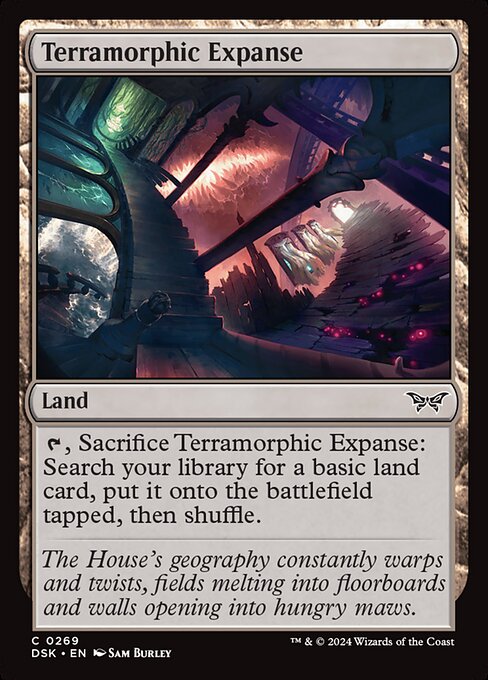 Terramorphic Expanse Duskmourn: House of Horror Magic: The Gathering card image