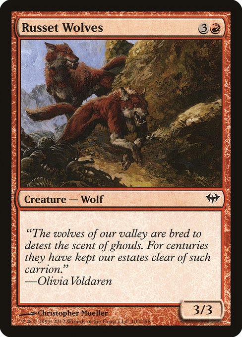 Russet Wolves - Dark Ascension #102