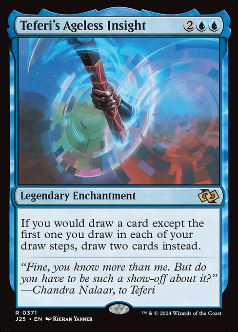 Teferi's Ageless Insight - Foundations Jumpstart #371 - Near Mint - Non-Foil