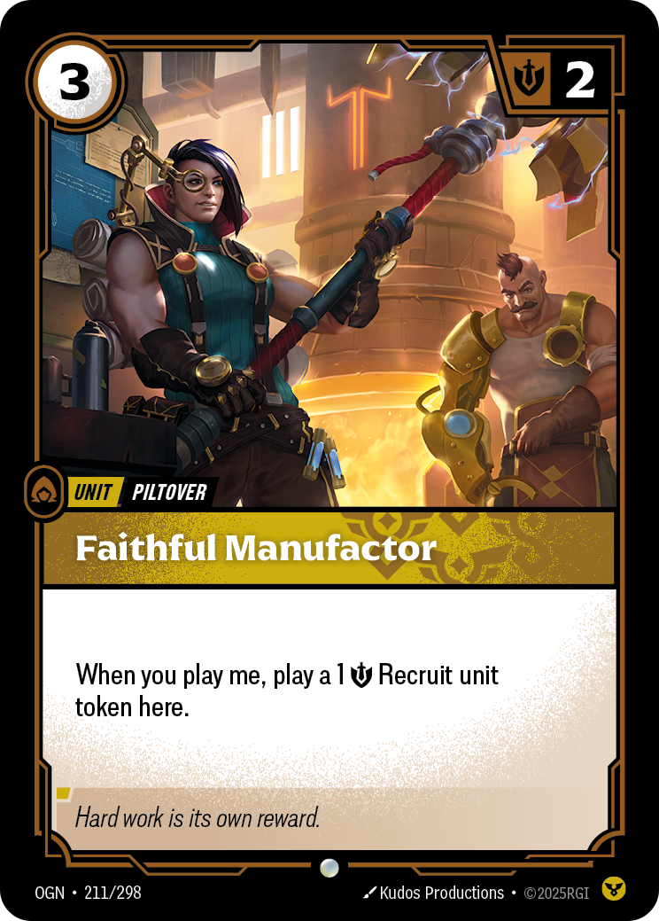 Faithful Manufactor Riftbound card image