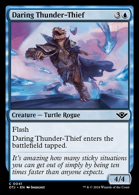 Daring Thunder-Thief - Outlaws of Thunder Junction #41 Magic: The Gathering card image
