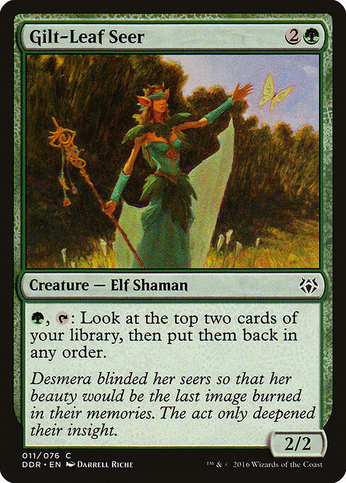Gilt-Leaf Seer - Duel Decks: Nissa vs. Ob Nixilis #11 - Near Mint - Non-Foil