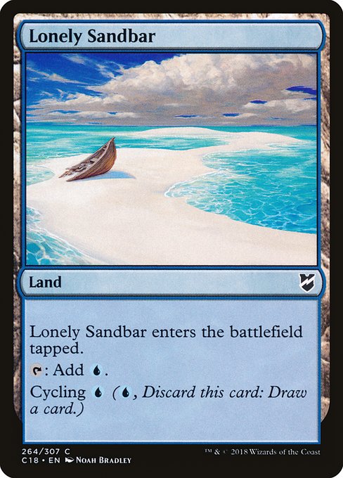 Lonely Sandbar - Commander 2018 #264