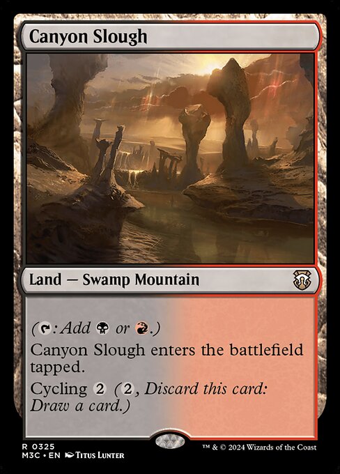 Canyon Slough Modern Horizons 3 Commander Magic: The Gathering card image