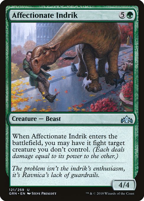 Affectionate Indrik - Guilds of Ravnica #121