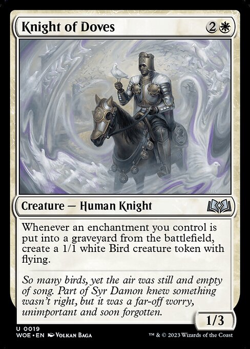 Knight of Doves - Wilds of Eldraine #19