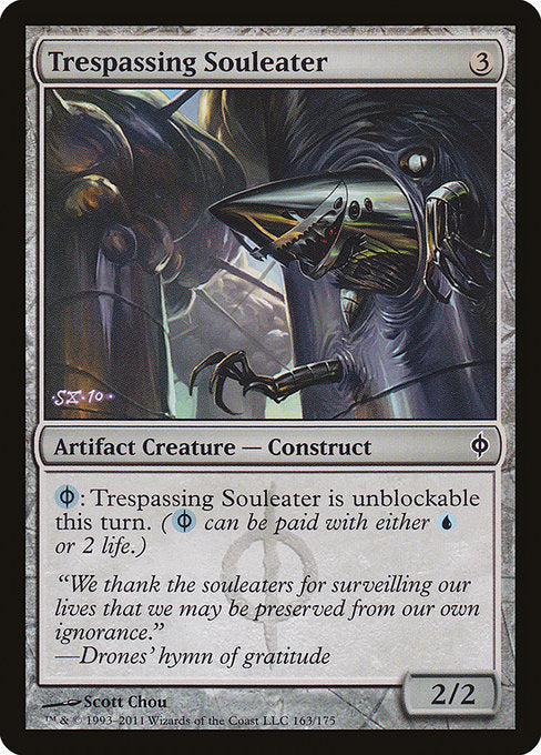 Trespassing Souleater - New Phyrexia #163