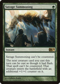 Savage Summoning - Magic 2014 #194