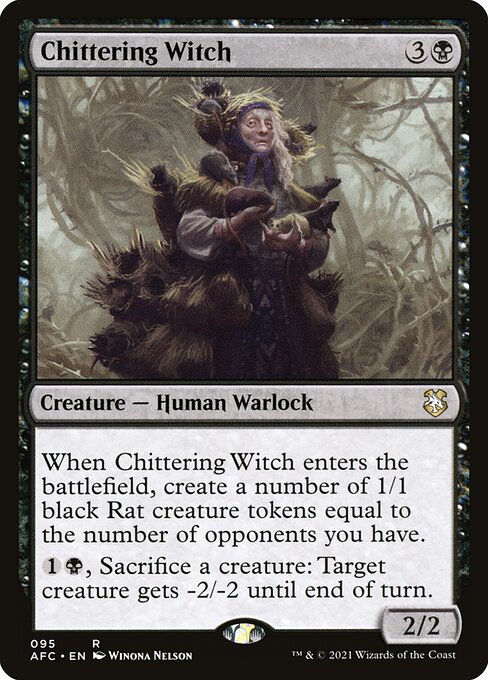 Chittering Witch - Forgotten Realms Commander #95