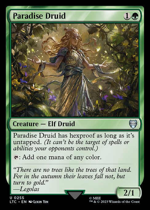 Paradise Druid - Tales of Middle-earth Commander #255