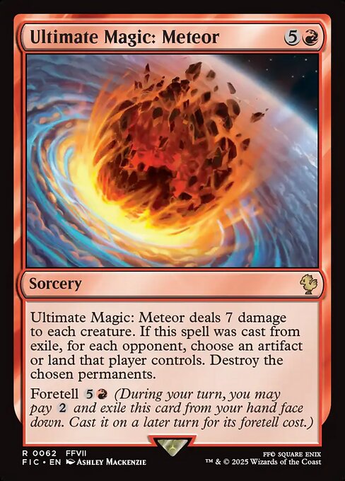 Ultimate Magic: Meteor - Final Fantasy Commander #62 Magic: The Gathering card image
