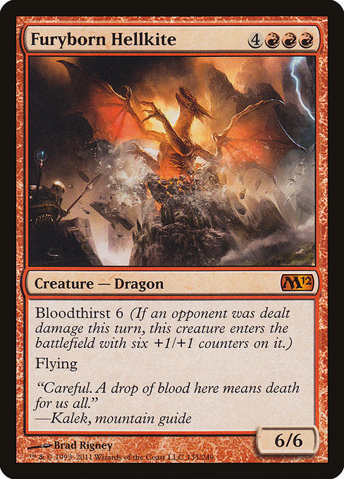 Furyborn Hellkite - Magic 2012 #135