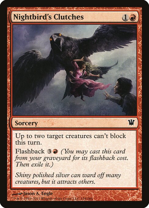 Nightbird's Clutches Innistrad Magic: The Gathering card image