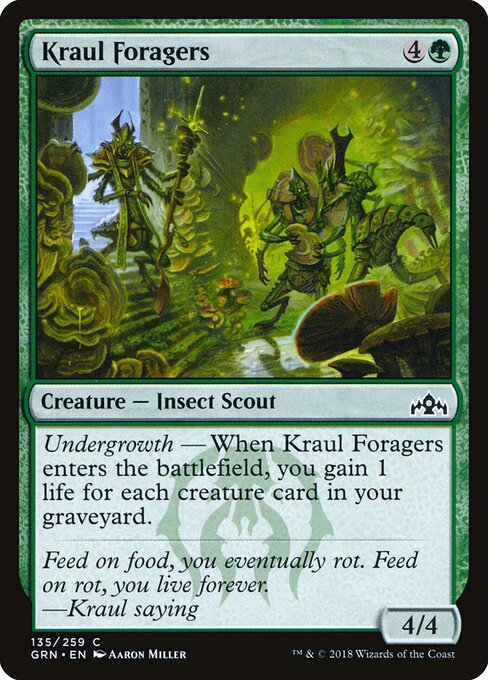 Kraul Foragers Guilds of Ravnica Magic: The Gathering card image