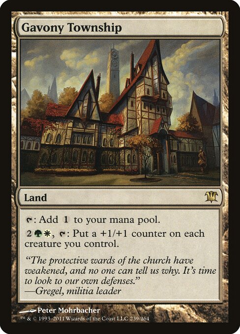 Gavony Township Innistrad Magic: The Gathering card image