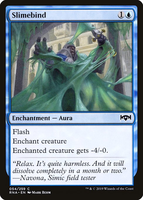 Slimebind - Ravnica Allegiance #54 Magic: The Gathering card image