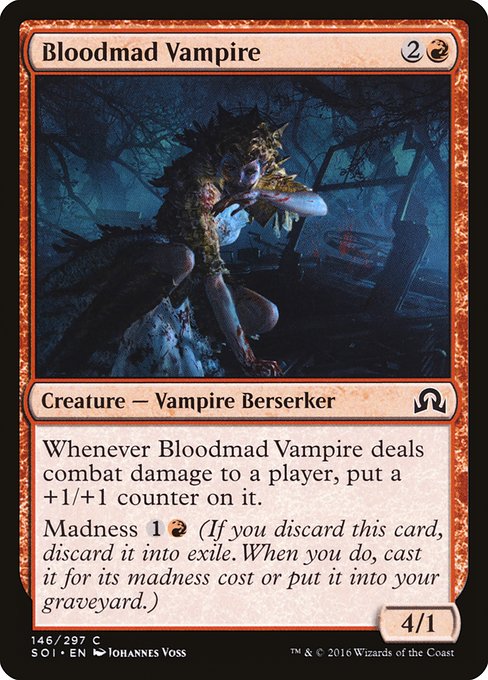 Bloodmad Vampire - Shadows over Innistrad #146
