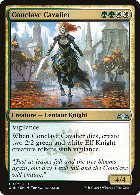 Conclave Cavalier - Guilds of Ravnica #161