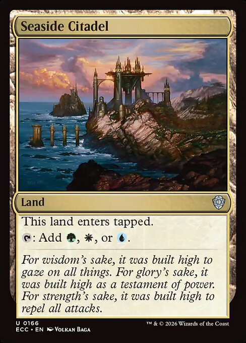 Seaside Citadel - Lorwyn Eclipsed Commander #166
