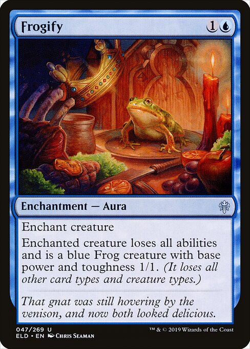 Frogify Throne of Eldraine Magic: The Gathering card image