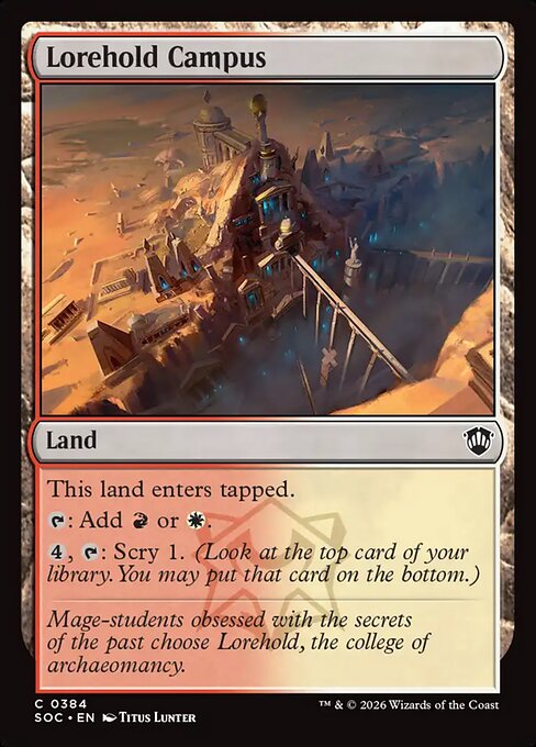 Lorehold Campus - Secrets of Strixhaven Commander #384