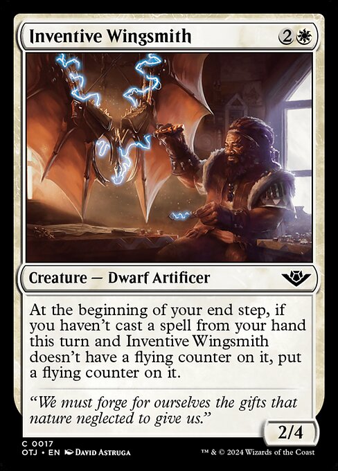 Inventive Wingsmith - Outlaws of Thunder Junction #17 Magic: The Gathering card image