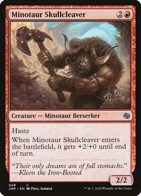 Minotaur Skullcleaver - Jumpstart #349