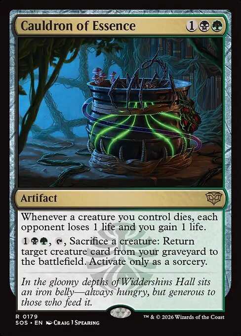 Cauldron of Essence - Secrets of Strixhaven #179 - Near Mint - Foil