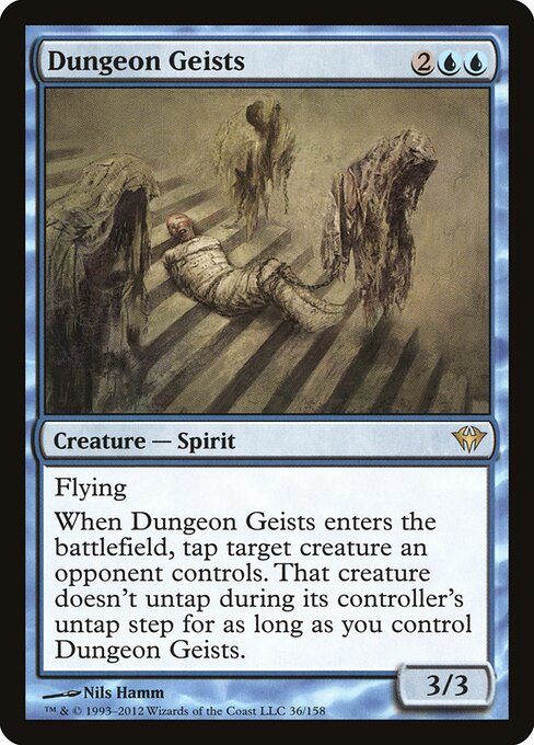 Dungeon Geists Dark Ascension Magic: The Gathering card image
