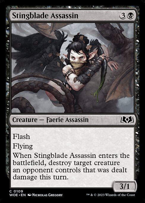 Stingblade Assassin - Wilds of Eldraine #109 Magic: The Gathering card image