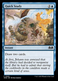 Quick Study Wilds of Eldraine Magic: The Gathering card image