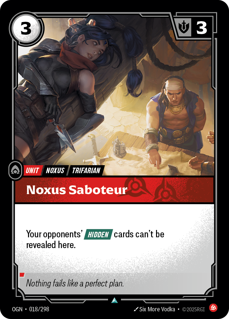 Noxus Saboteur Riftbound card image