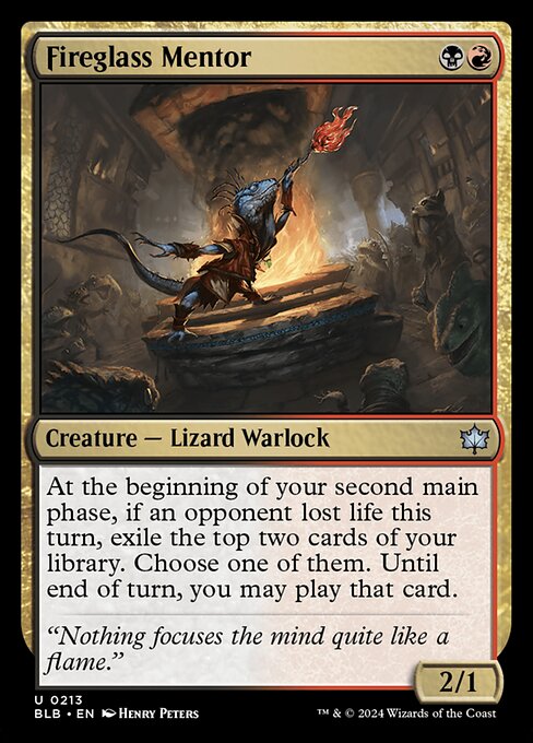 Fireglass Mentor - Bloomburrow #213