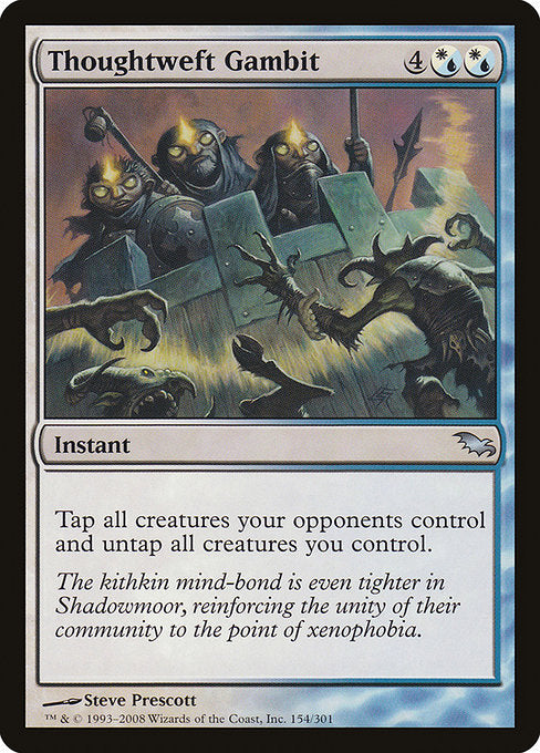 Thoughtweft Gambit - Shadowmoor #154 Magic: The Gathering card image