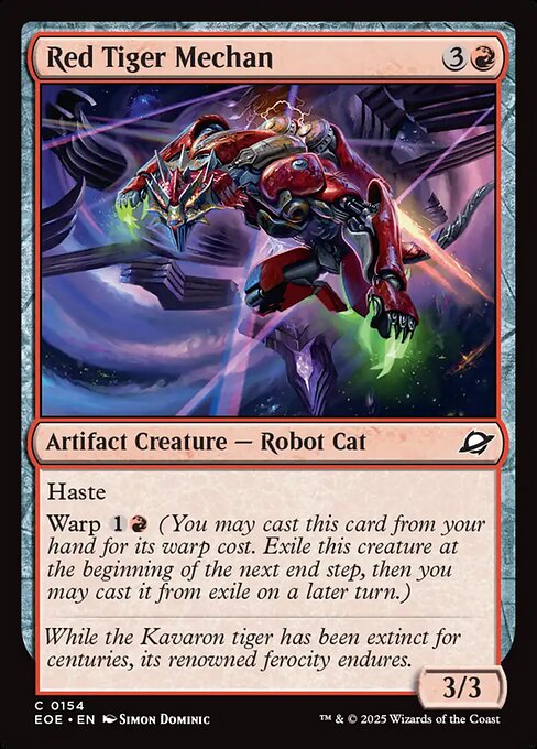 Red Tiger Mechan - Edge of Eternities #154