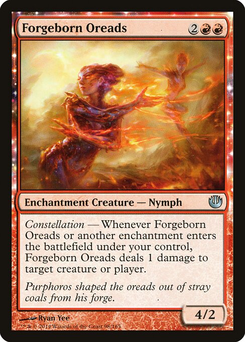 Forgeborn Oreads Journey into Nyx Magic: The Gathering card image
